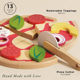 Pizza & Toppings with Slice Cutter // Le Toy Van, Inc.