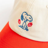 Snoopy Strawberry Dad Hat // Three Potato Four