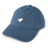 Snoopy Embroidered Dad Hat (Denim) // Three Potato Four