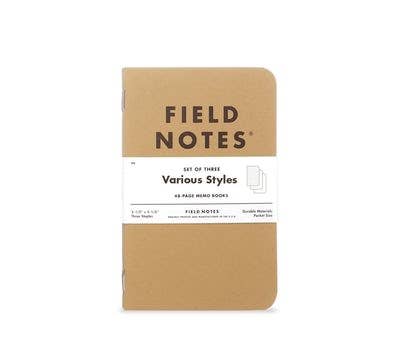 Original Kraft 3-Packs // Field Notes