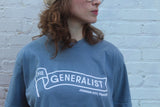 The Generalist Merch: New Generalist Flag Tee in Blue Jean