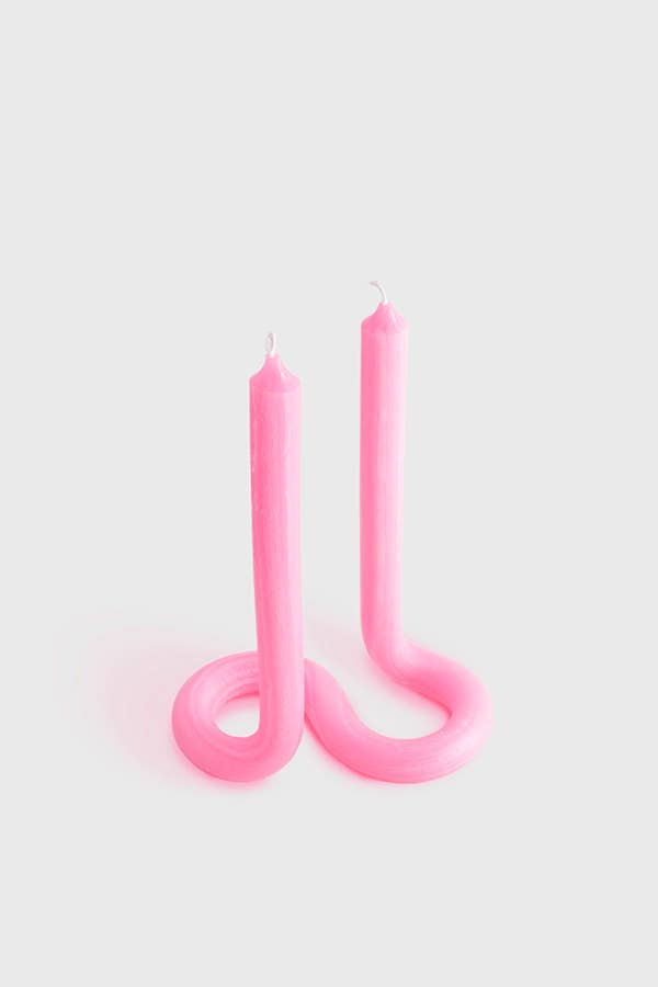 Pink // Twist Candles